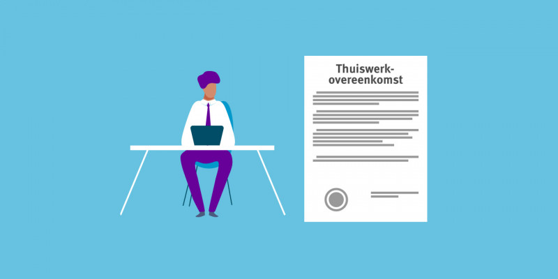 Thuiswerk overeenkomst thuiswerken voorbeeld