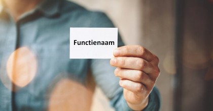 Functienaam functietitel bepalen