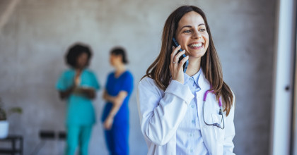 Telefoon van de zaak personeel
