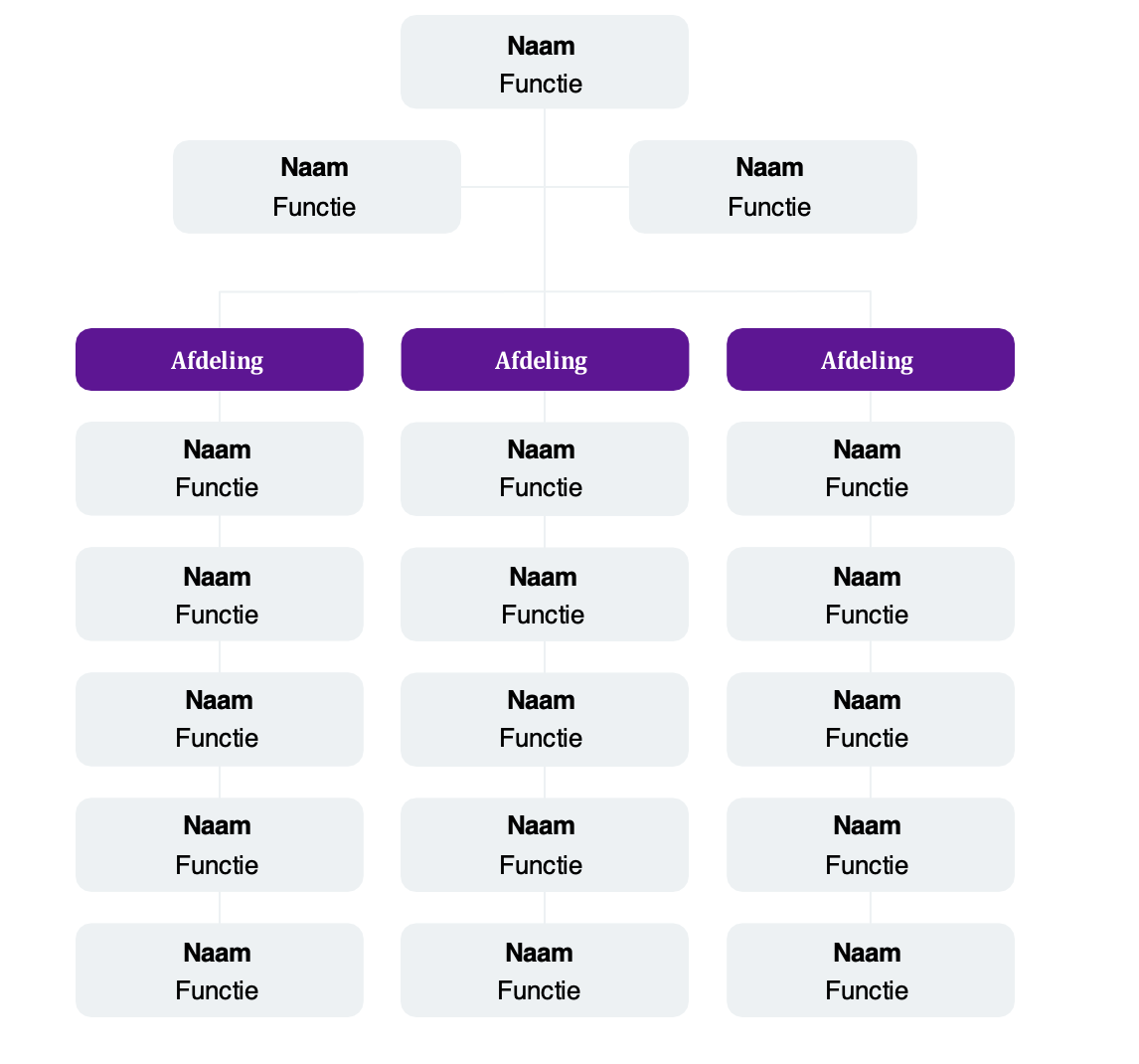 Template organigram maken